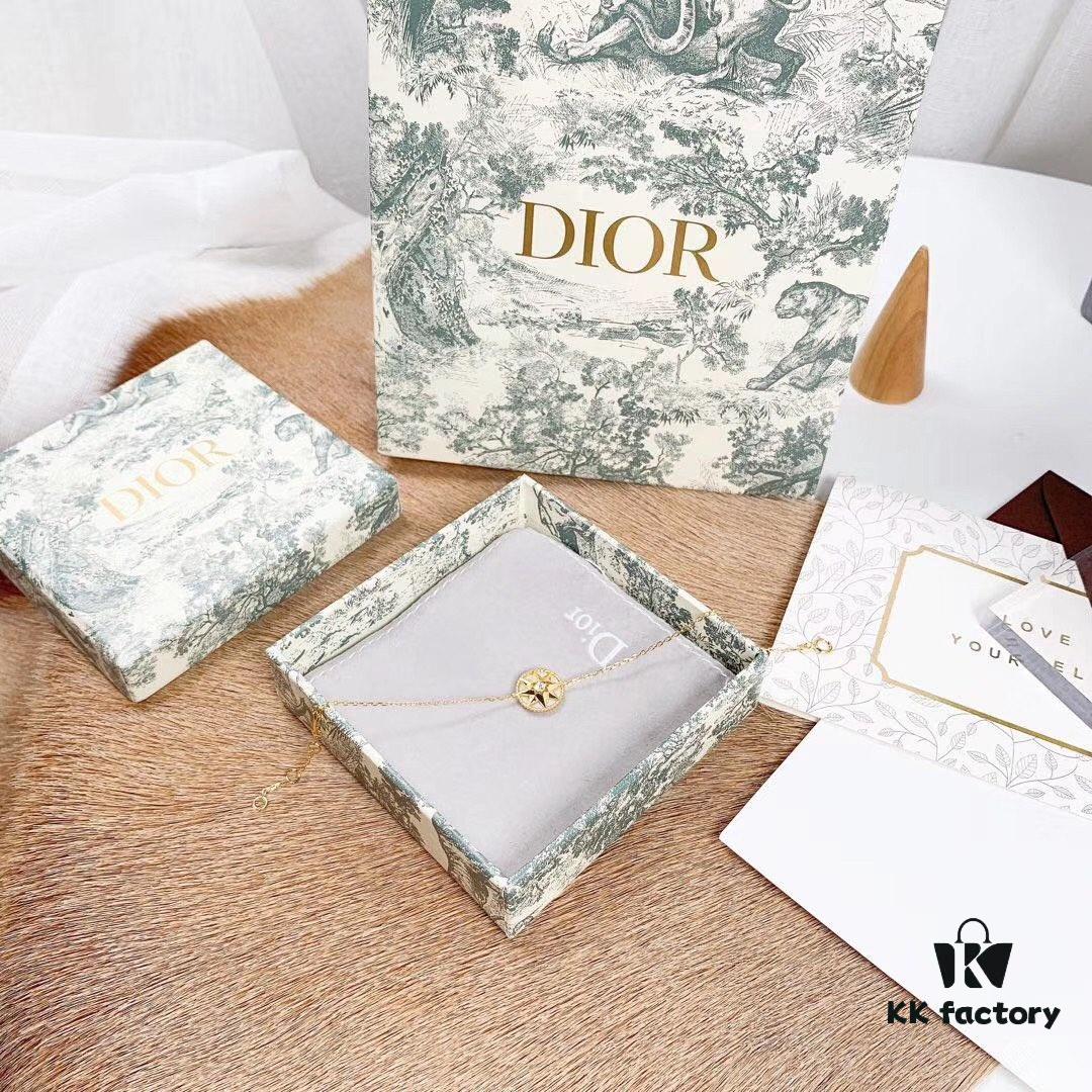 Dior Limited Edition Compass Bracelet (Sterling Silver with Gold Plating)