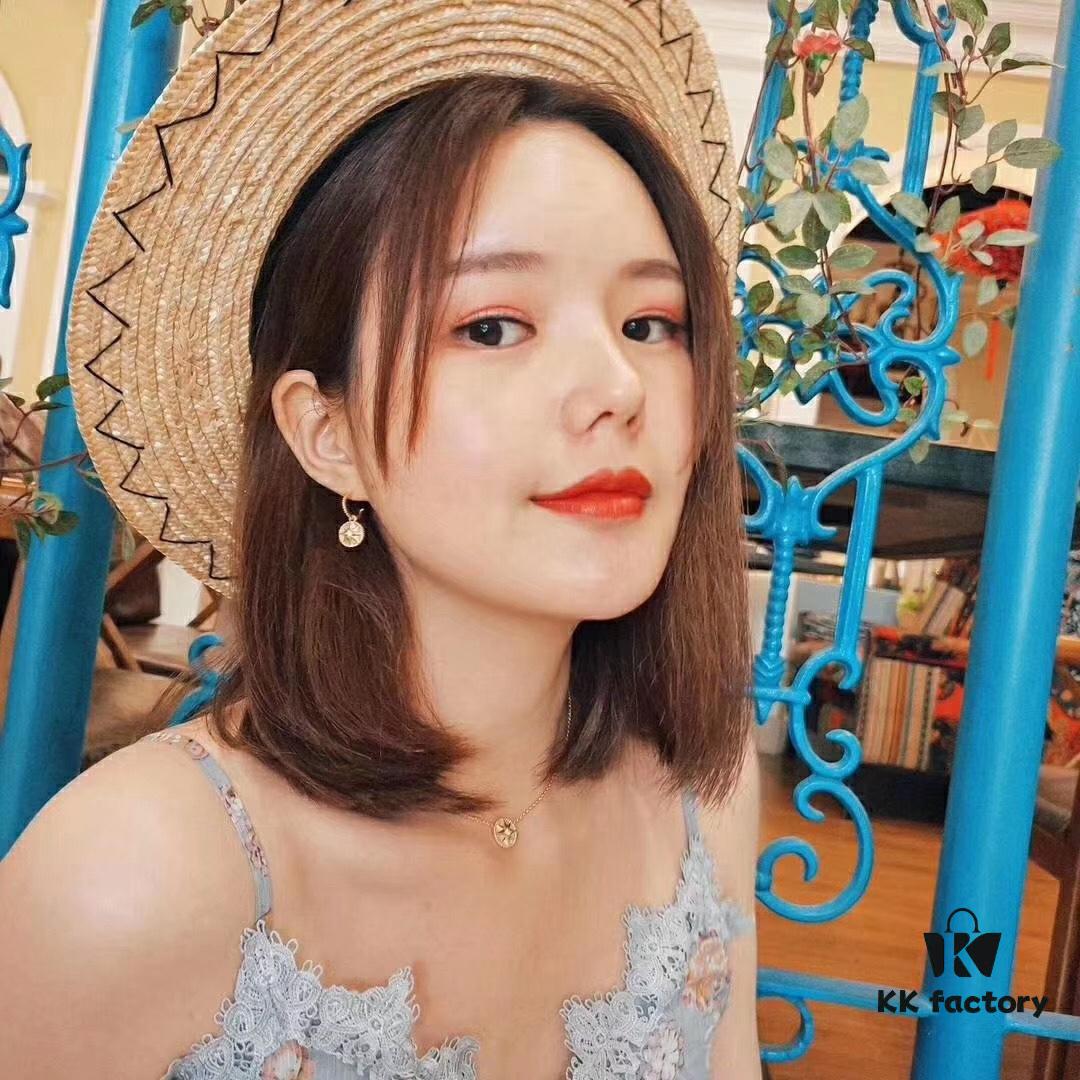 Dior Eight-Pointed Star Compass Stud Earrings