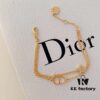Dior Christmas Set: Necklace, Bracelet, and Stud Earrings (Original Packaging, Free Shipping)