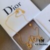 Dior Christmas Set: Necklace, Hair Clip, and Stud Earrings (Original Packaging, Free Shipping)