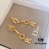 Dior Christmas Set: Necklace, Hair Clip, and Stud Earrings (Original Packaging, Free Shipping)