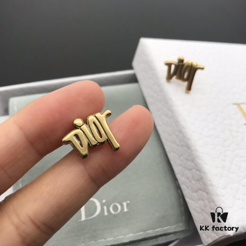 Dior In-Stock Style Stud Earrings