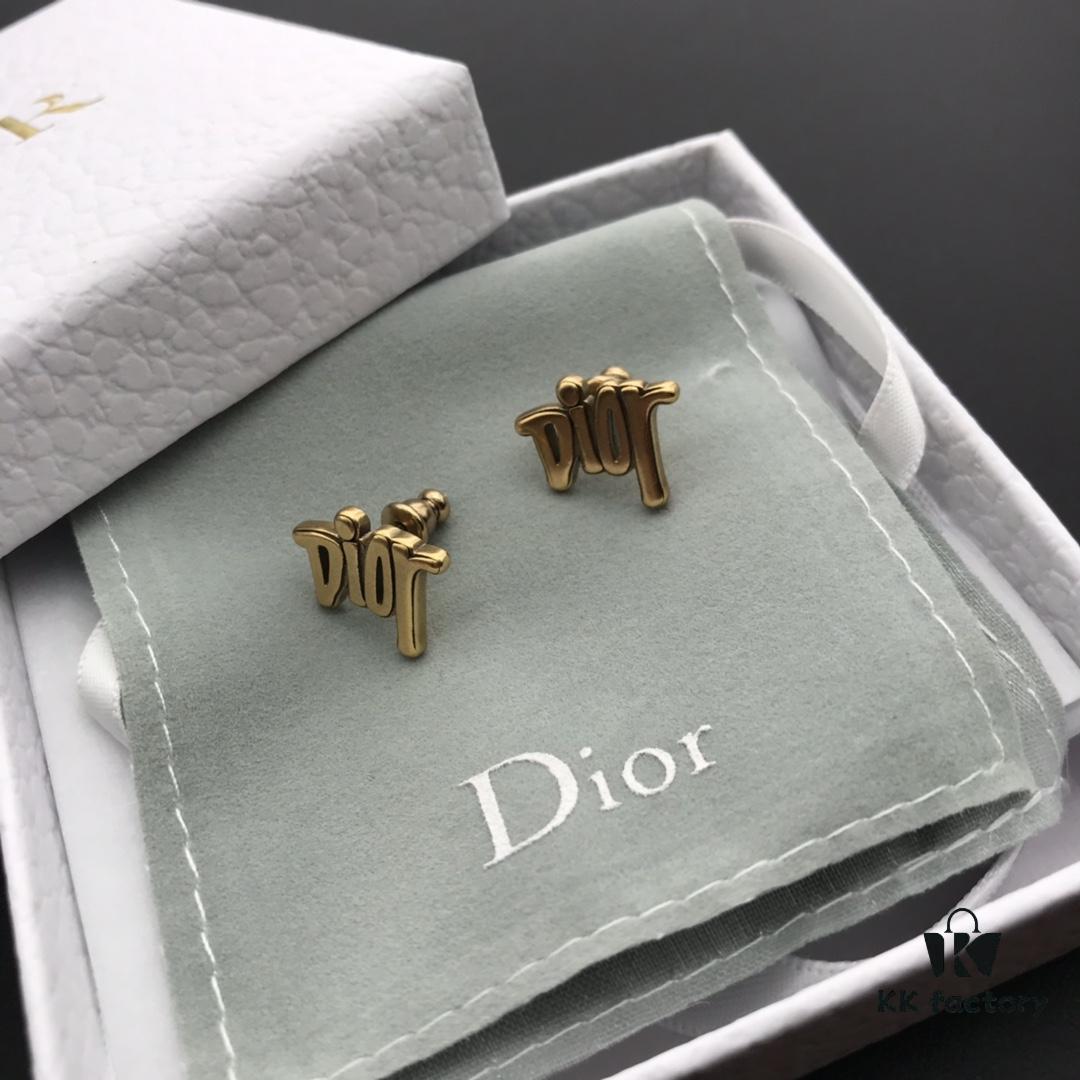 Dior In-Stock Style Stud Earrings