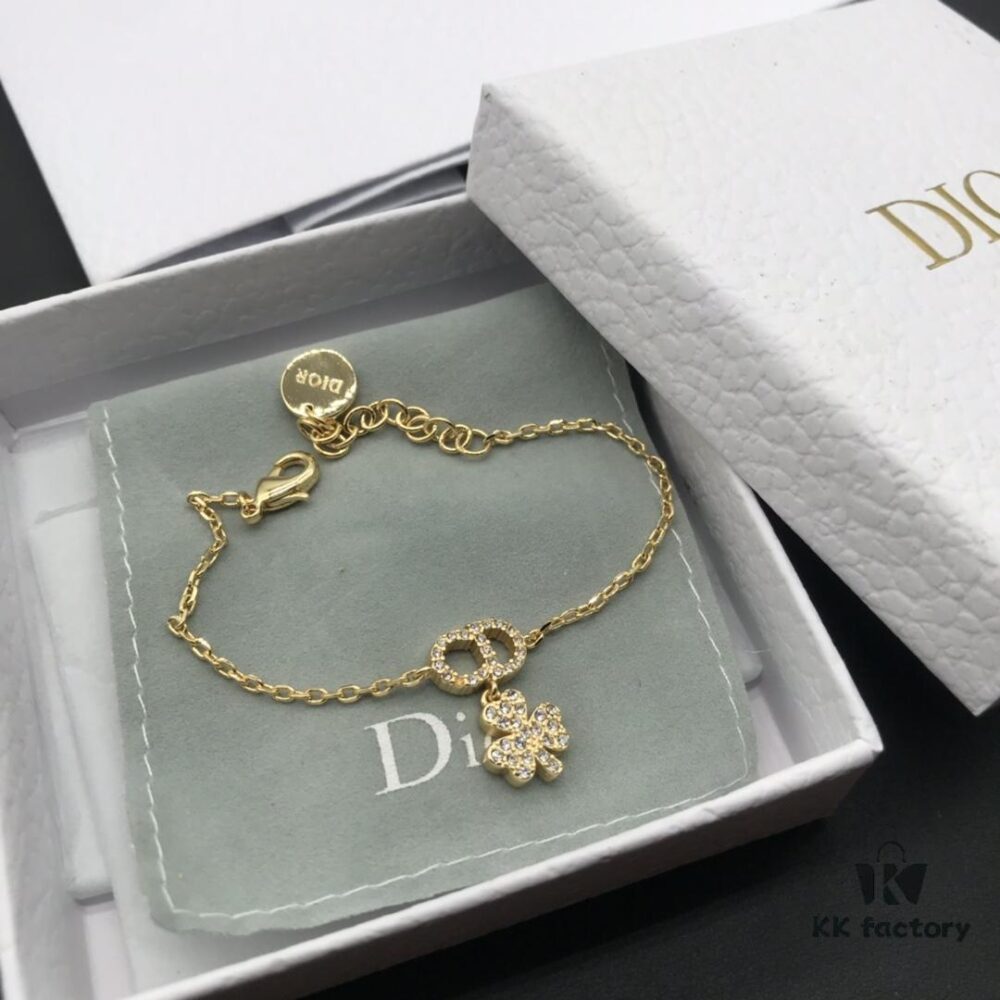 Dior Clover Bracelet CD Four-Leaf Clover Lucky Bracelet