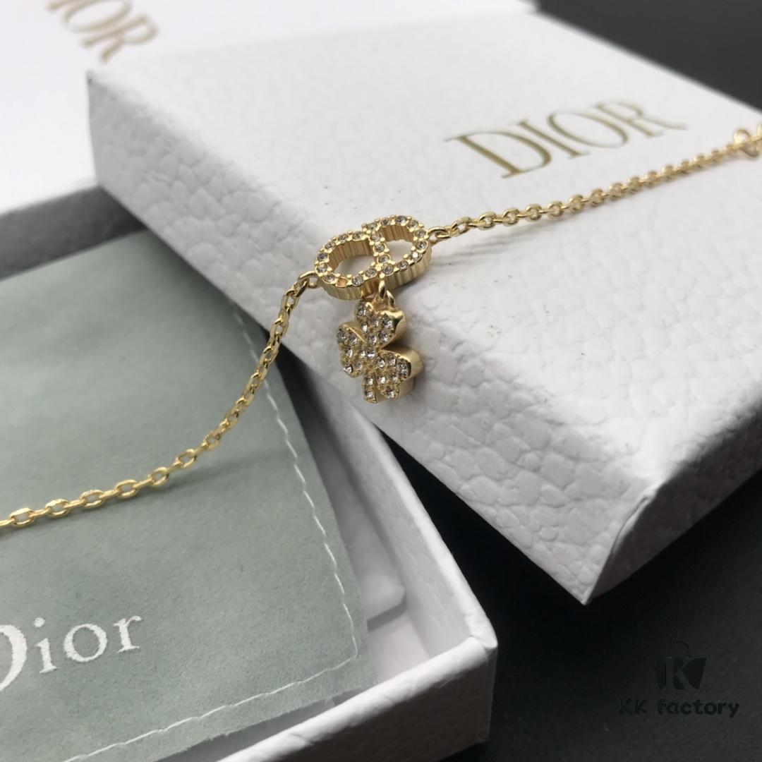 Dior Clover Bracelet CD Four-Leaf Clover Lucky Bracelet
