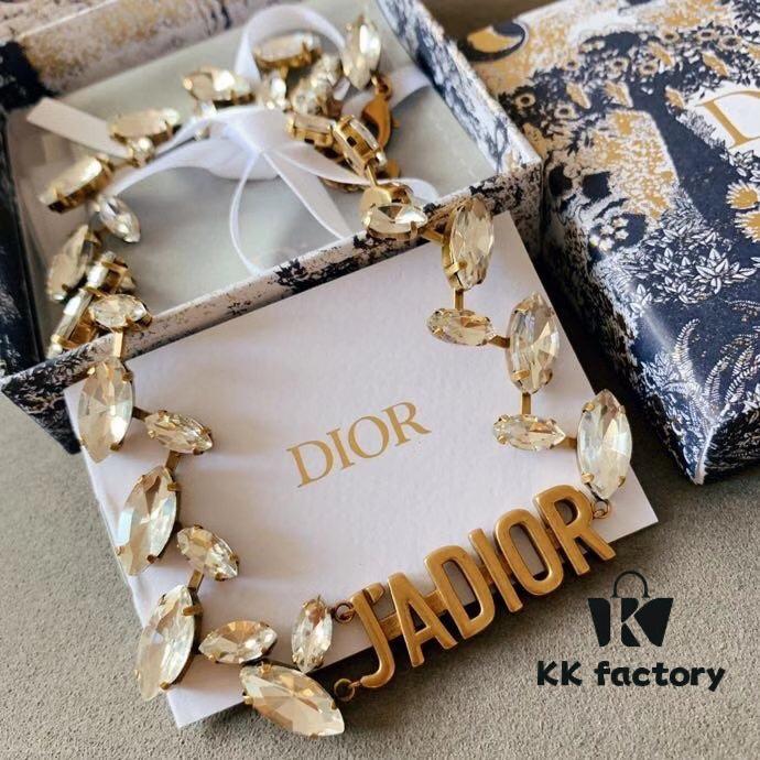 Dior JA Letter Willow Diamond Choker, Beautiful in Every Way You Wear It