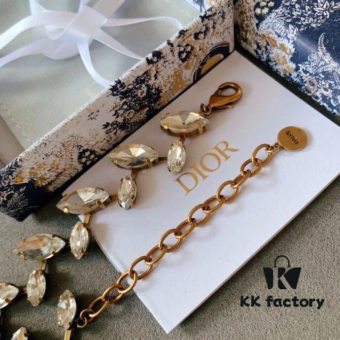 Dior JA Letter Willow Diamond Choker, Beautiful in Every Way You Wear It