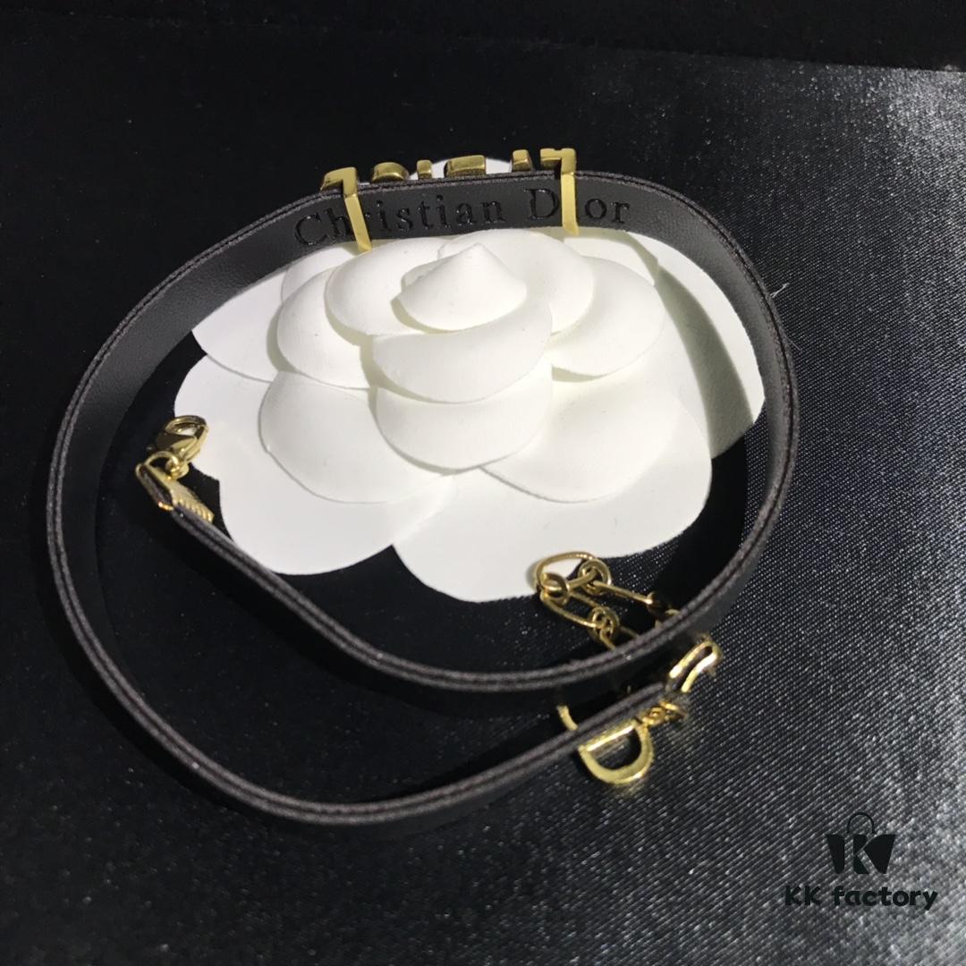 Dior In-Stock Necklace Leather Choker