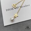 Dior Star Pearl Tassel Necklace, Full of Elegance