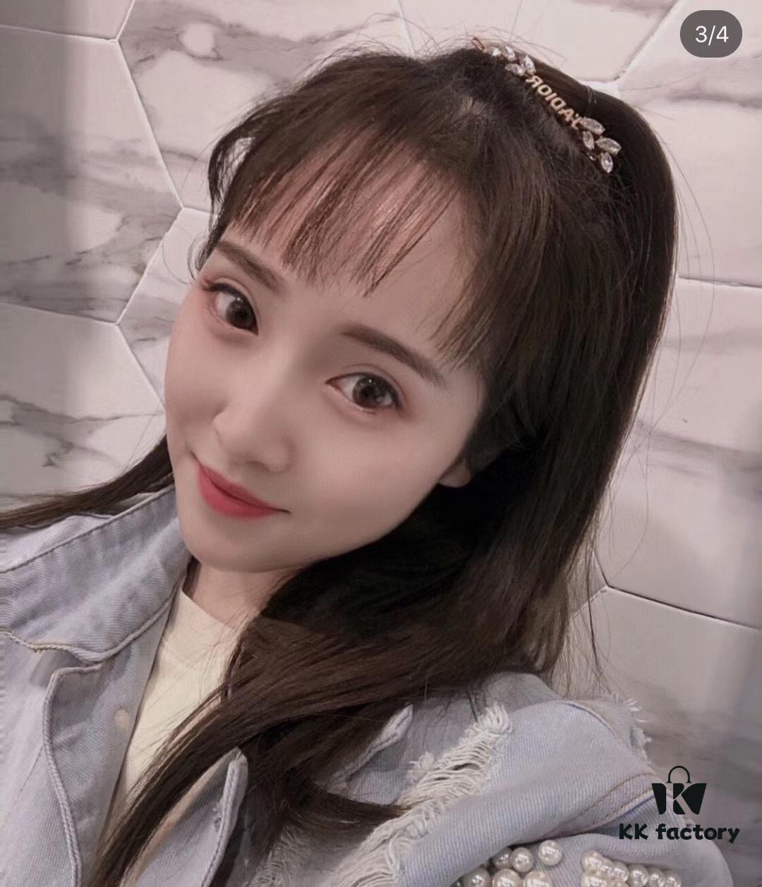 Dior New Jadior Letter Marquise Crystal Wheat Ear Hair Clip