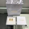 Dior Earrings, Heart and Star Stud Earrings