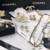 2021 Dior Chanel Autumn/Winter New Arrival Earrings, Necklace, Bracelet, Ring, 1:1 Authentic Replica with Engraved Logo, Brass Material with Sterling Silver Pin