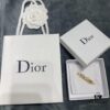 Dior JA Letter Hair Clip with Pearl Inlay, Elegant and Sophisticated