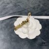 Dior JA Letter Hair Clip with Pearl Inlay, Elegant and Sophisticated