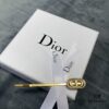 Dior CD Hair Clip, Same Material as Counter Version, Classic Retro Stylish Hair Accessory