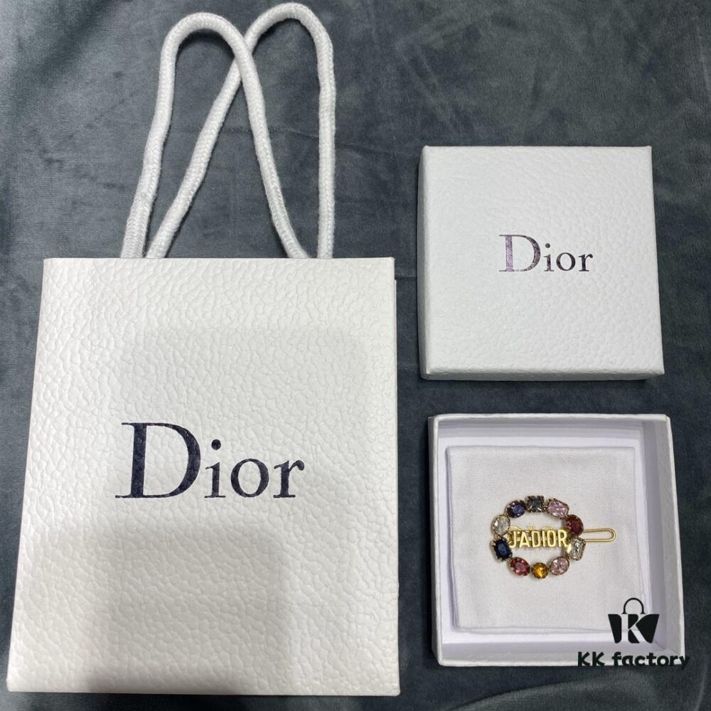 Dior Charme Diamant Hair Clip with Swarovski Crystals, Ultra Sparkling and Luxurious Color, Perfect for Summer