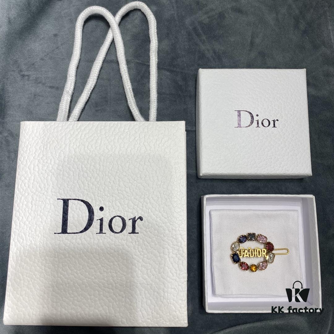 Dior Charme Diamant Hair Clip with Swarovski Crystals, Ultra Sparkling and Luxurious Color, Perfect for Summer