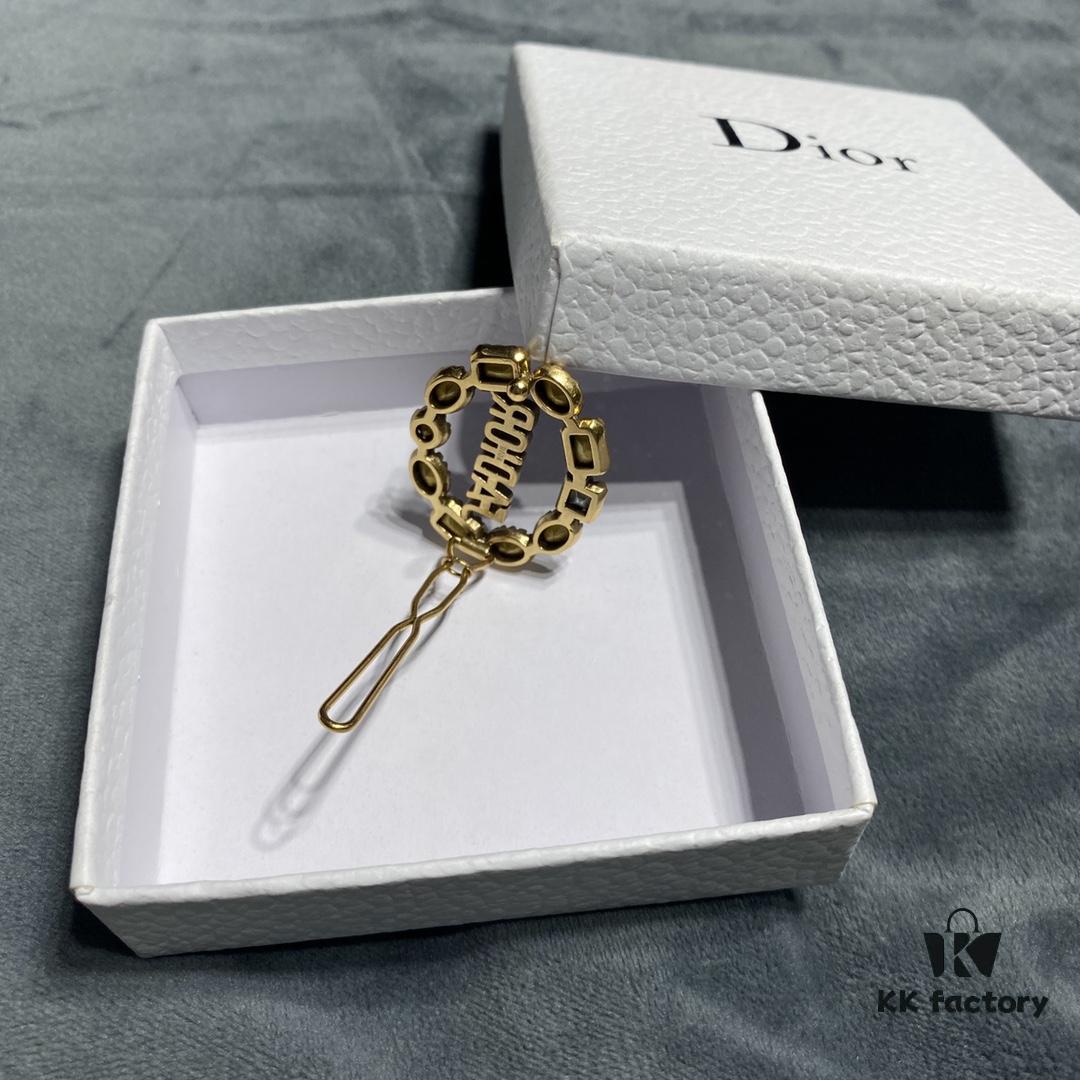 Dior Charme Diamant Hair Clip with Swarovski Crystals, Ultra Sparkling and Luxurious Color, Perfect for Summer