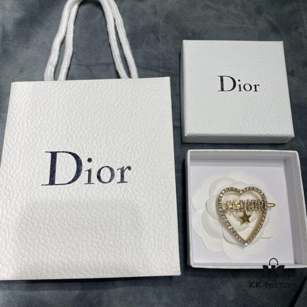 Dior Heart Hair Clip