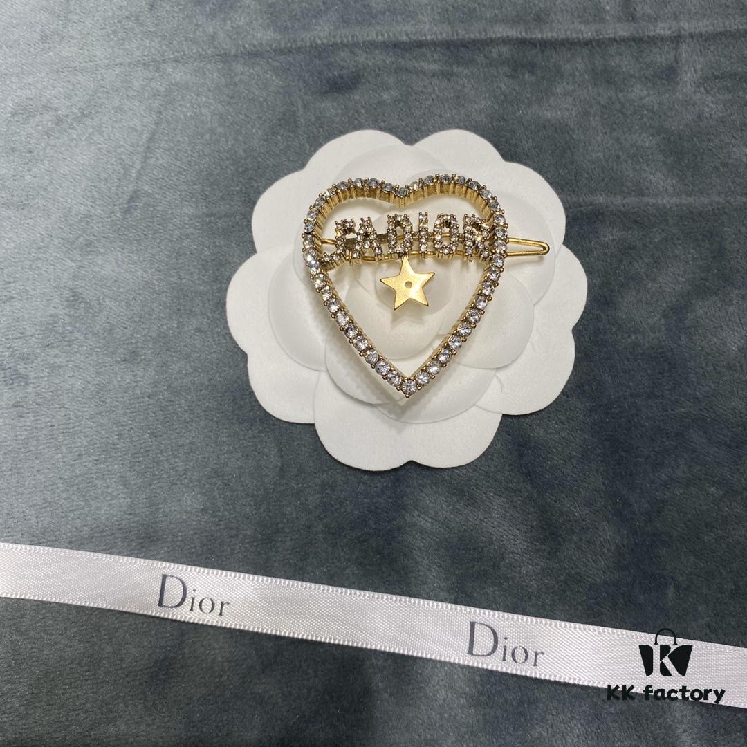 Dior Heart Hair Clip