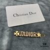 Dior Letter Hair Clip, Same Material as Counter Version, Classic Retro Style, Fashionable and Elegant Best-Selling Hair Accessory