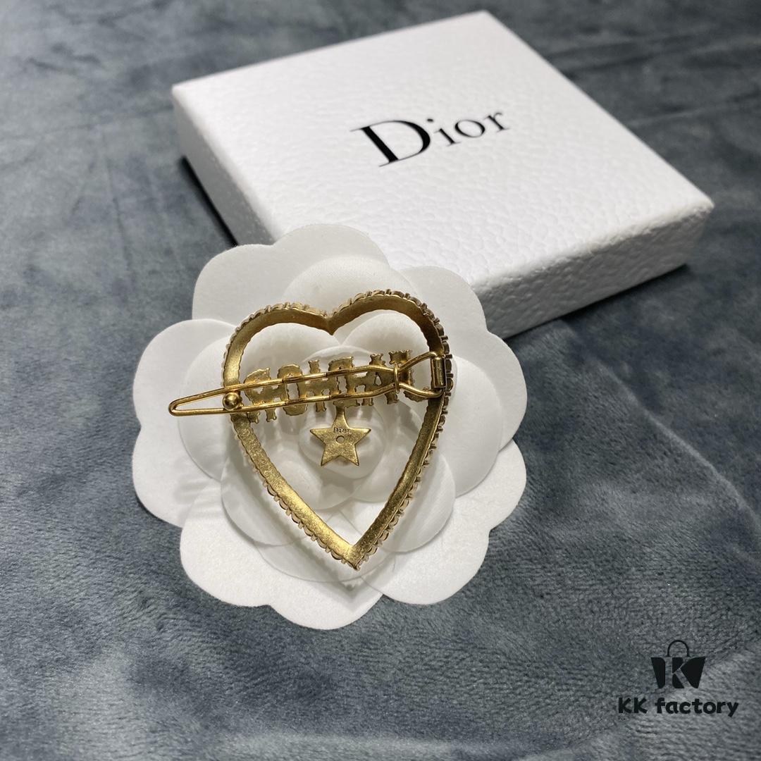 Dior Heart Hair Clip