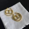 Dior New CD Full Diamond Stud Earrings ✨