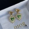 Dior Bee Pearl Stud Earrings with Hanging Star Design