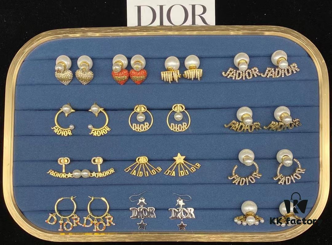 Dior Stud Earrings Collection Set Image