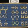 Dior Stud Earrings Collection Compilation