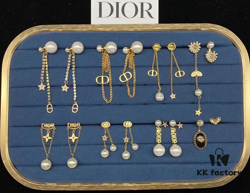 Dior Stud Earrings Collection Set Image