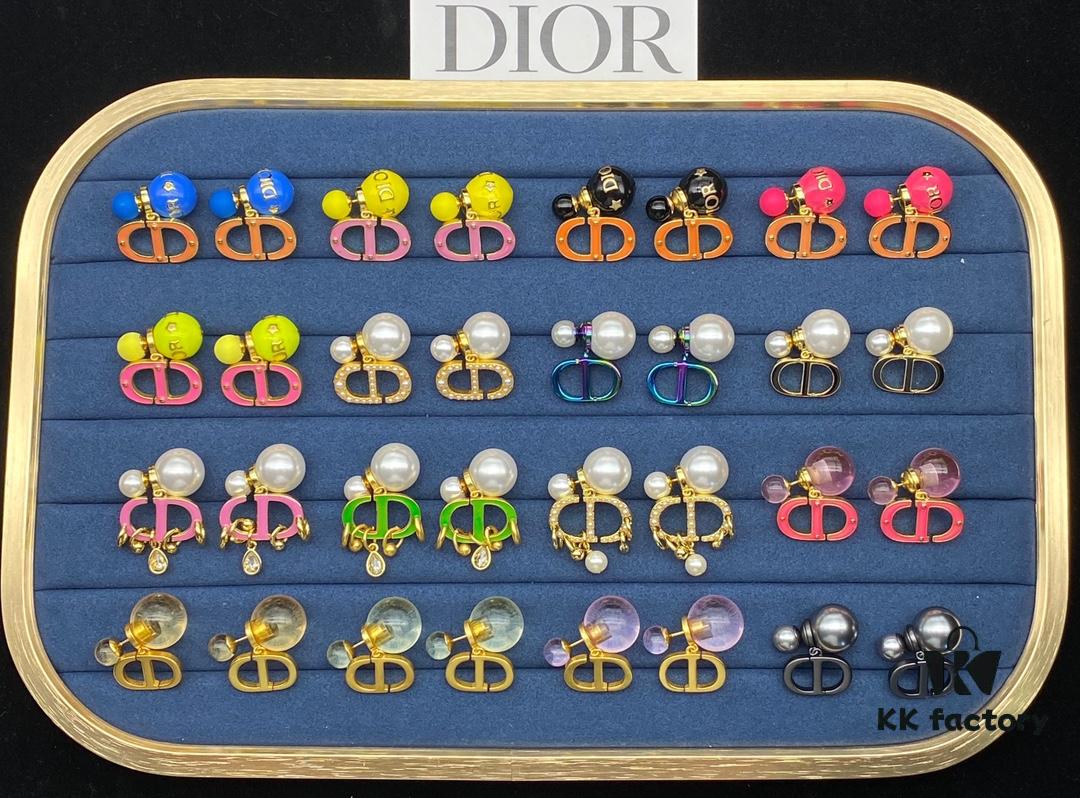 Dior Stud Earrings Collection Set