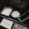 Dior Diamond-Studded Fashion Set with DIOR Lettering