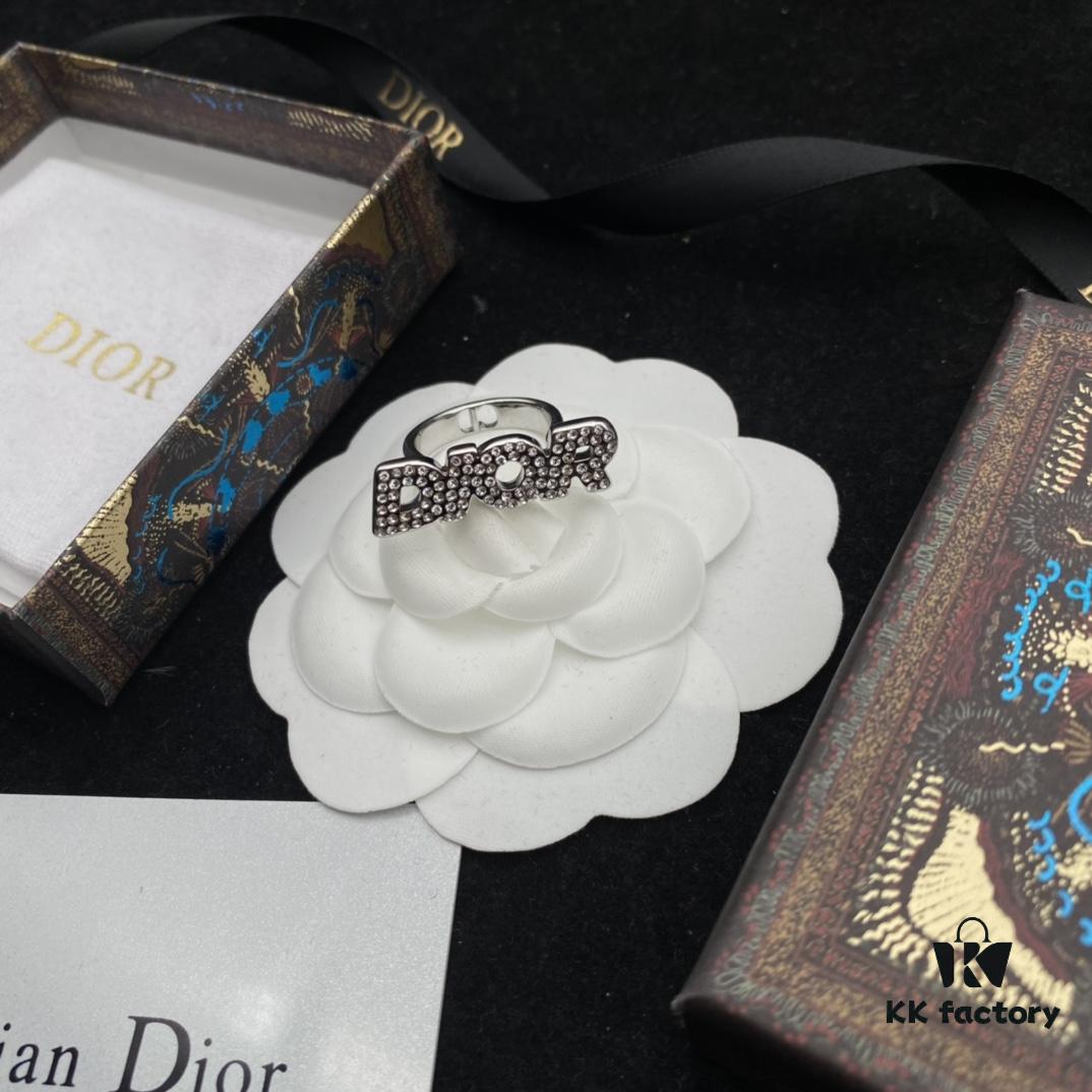 Dior Diamond-Studded Fashion Set with DIOR Lettering