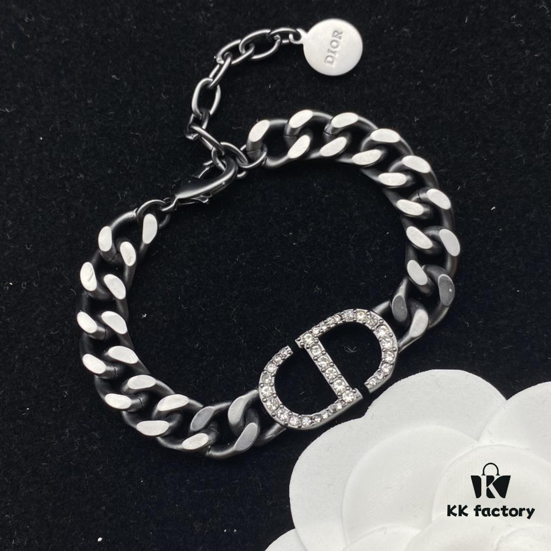 Dior New Style Diamond-Encrusted Letter Fashion Elegant Look