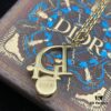 Dior New Style Letter Pearl Diamond-Inlaid Elegant Retro Design
