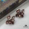 Dior New Petal-Style Diamond-Inlaid Elegant Retro Stud Earrings