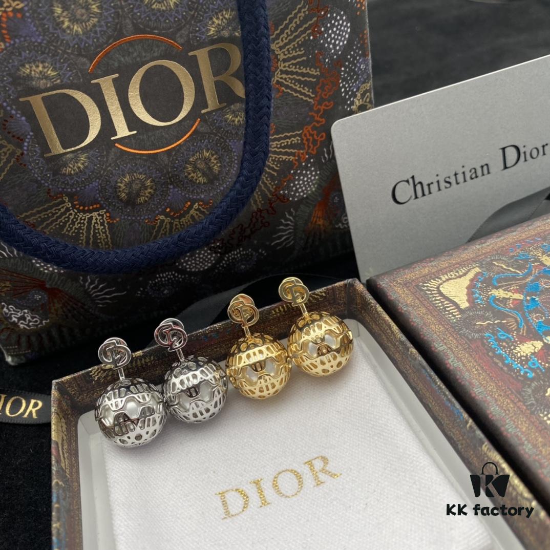 Dior New Style Letter Pearl Fashion Earrings