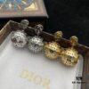 Dior New Style Letter Pearl Fashion Earrings