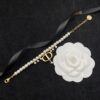 Dior New Letter Pearl Elegant Vintage Necklace and Bracelet