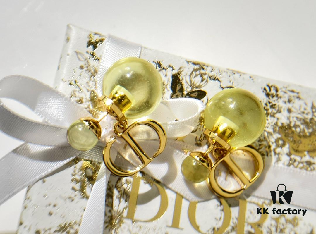 New Arrival DIOR CD Small and Large Pearl Stud Earrings
