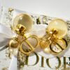 New Arrival DIOR CD Small and Large Pearl Stud Earrings