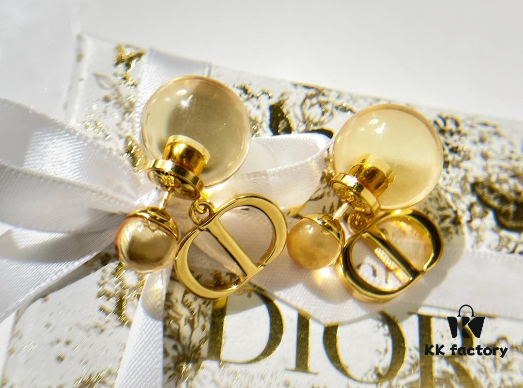 New Arrival DIOR CD Small and Large Pearl Stud Earrings