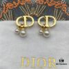 Dior CD Pearl Stud Earrings