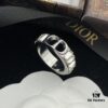 DIOR New Diamond-Paved Letter Fashion Elegant Open Ring