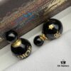 Dior New Style Letter Star Resin Elegant and Individual Stud Earrings