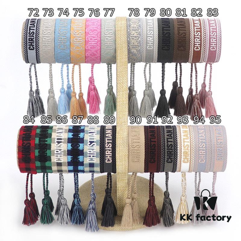 Dior Bracelet Top Version 🌟 Clear and Full Logo Print at the Bottom, Rounded and Vivid ‼️ ZP Used for Prototype Already Shows Signs of Wear, One Notable Detail  ️ Is That the Font of the Letters Is Slightly Irregular, Not Perfectly Aligned. Authentic Design Reference 🌟 Vintage Aesthetic with Distressed Styling, Upgraded Materials and Complex Craftsmanship, Worn by Numerous Celebrities – Grab Yours Now! New Colors Continuously Updated...