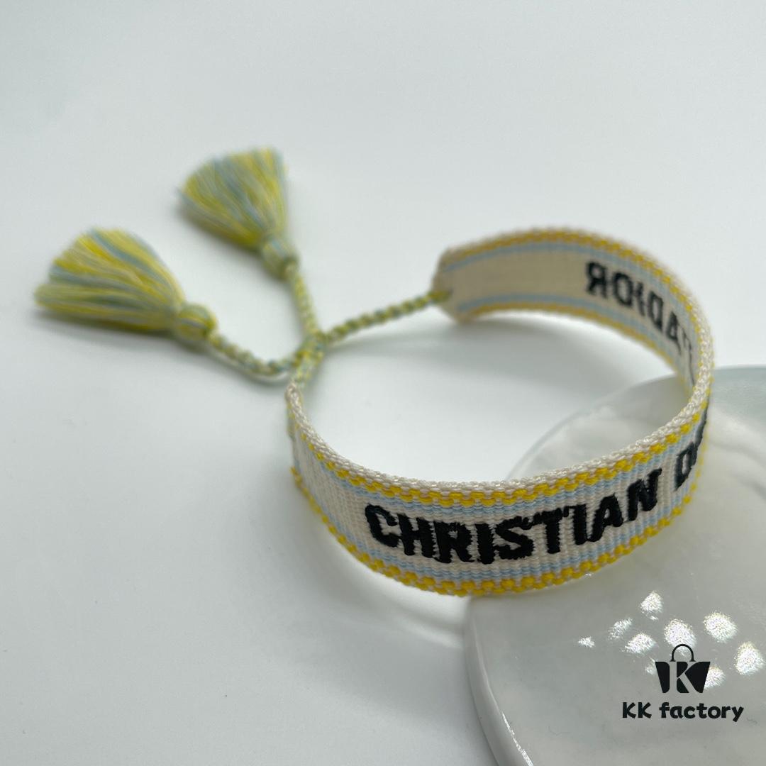 Dior Bracelet Top Version 🌟 Bottom Print Logo Clear, Full and Rounded ‼️ ZP Used for Prototype Already Worn and Aged, One Very Noteworthy  ️ Detail Is That the Lettering Font Is Slightly Irregular, Not Perfectly Aligned. Authentic Design Reference 🌟 Vintage Aged Fashion Style, Upgraded Materials and Complex Craftsmanship, Worn by Numerous Celebrities – Grab Yours Now! New Colors Continuously Updated...