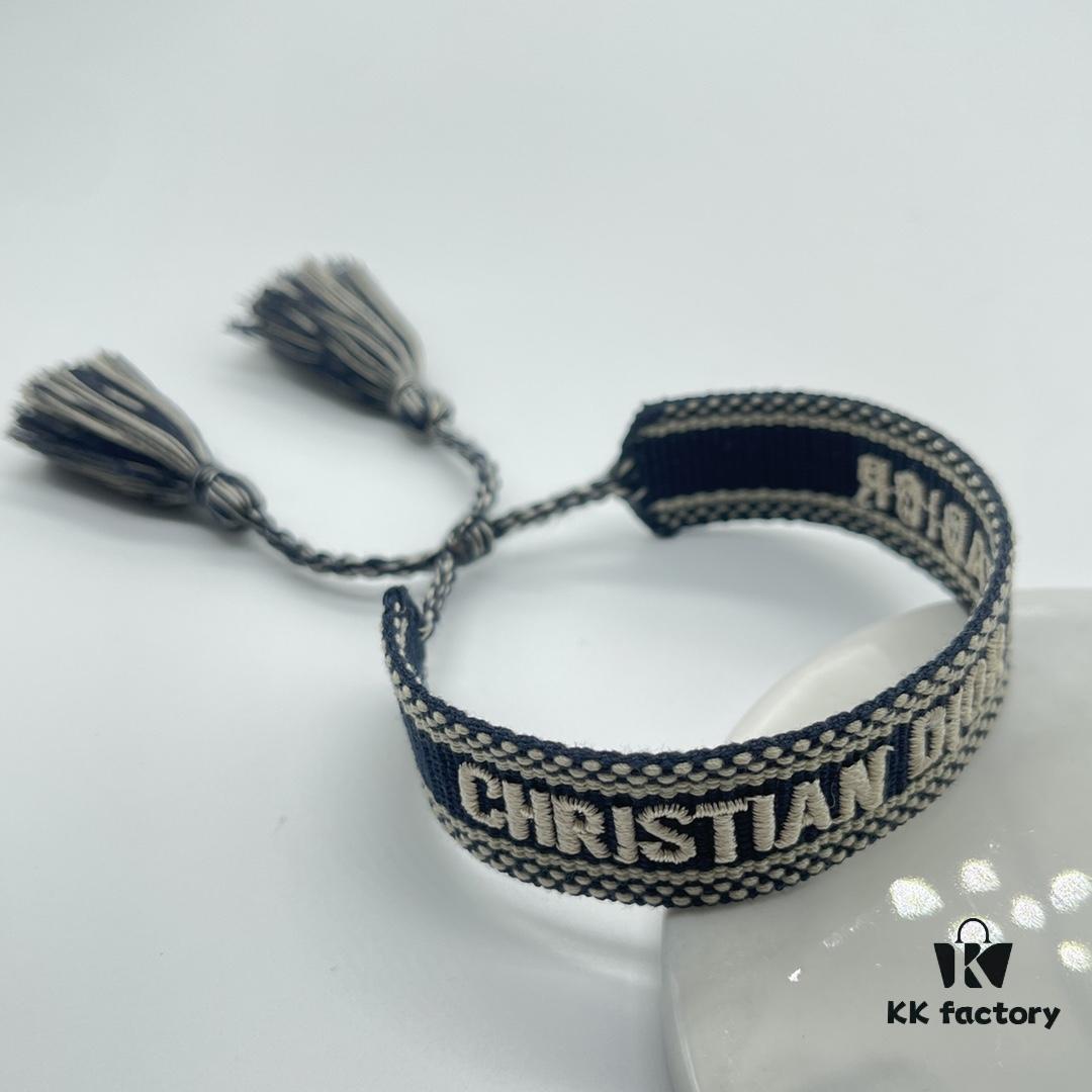 Dior Bracelet Top Version 🌟 Bottom Print Logo Clear, Full and Rounded ‼️ ZP Used for Sample Making, Already Quite Dirty and Old, One Very Noteworthy  ️ Detail Is That the Letter Font Is Slightly Crooked, Not Perfectly Aligned. Authentic Sample Inspired 🌟 Vintage Aesthetic with Distressed Look, Upgraded Materials and Complex Craftsmanship, Worn by Numerous Celebrities – Grab Yours Now! New Colors Continuously Updated...