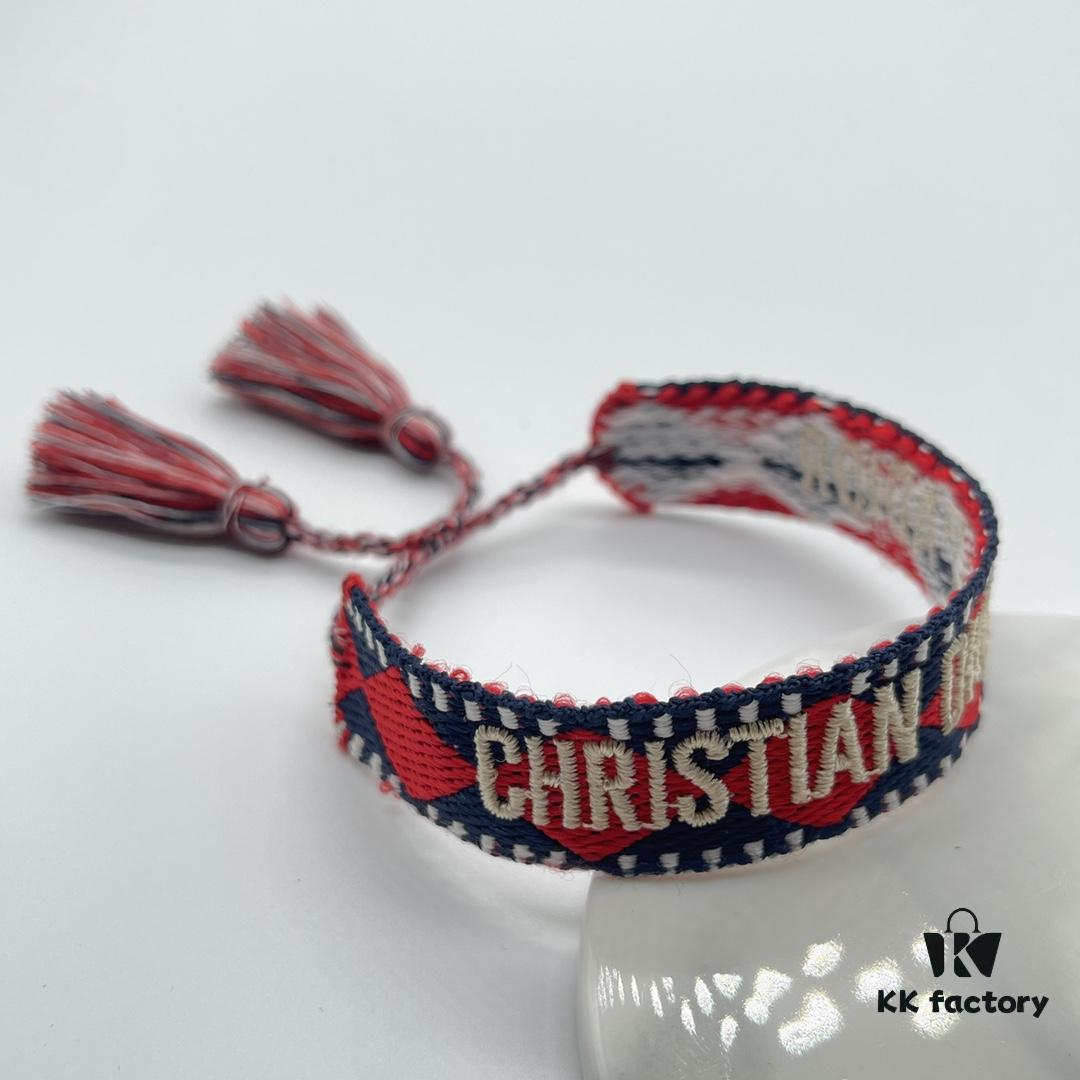 Dior Bracelet Highest Version 🌟 Clear and Full Bottom Print Logo, Rounded and Visible ‼️ ZP Used for Prototype Already Worn and Dirty, One Very Notable  ️ Detail Is the Intentionally Irregular, Handwritten-Like Font Style, Not Perfectly Aligned. Authentic Prototype Guaranteed 🌟 Vintage Aesthetic with Distressed Design, Upgraded Materials and Complex Craftsmanship, Worn by Numerous Celebrities – Grab Yours Now! New Colors Continuously Updated...